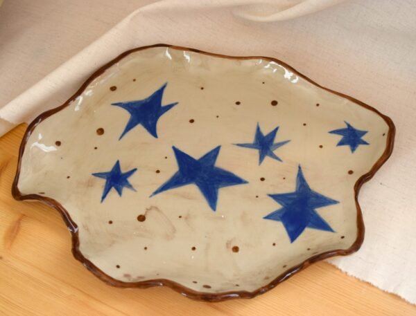 ''Blue stars'' platter